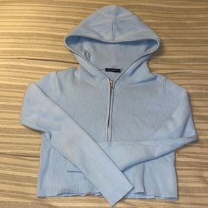 Brandy Melville cropped zip up! Selling for $15! Size S!